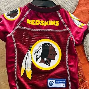 Throwback Redskins dog jersey